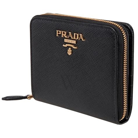 prada black wallet price|Prada wallet black woman.